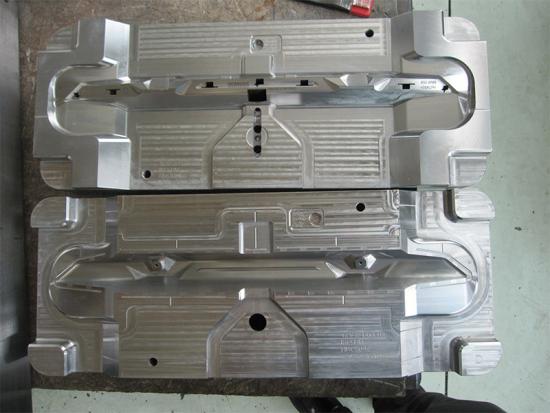 Automotive dashboard injection mold